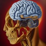 brain damage oil painting, award winning, in a symbolic and meaningful style, insanely detailed and intricate, hypermaximalist, elegant, ornate, hyper realistic, super detailed