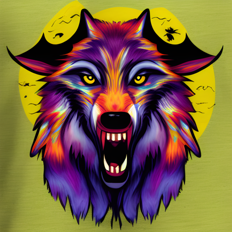 λυκανθρωπος werewolf colorful
