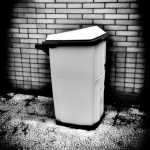 κάδος σκουπιδιών ονειροκριτης trash can black and white